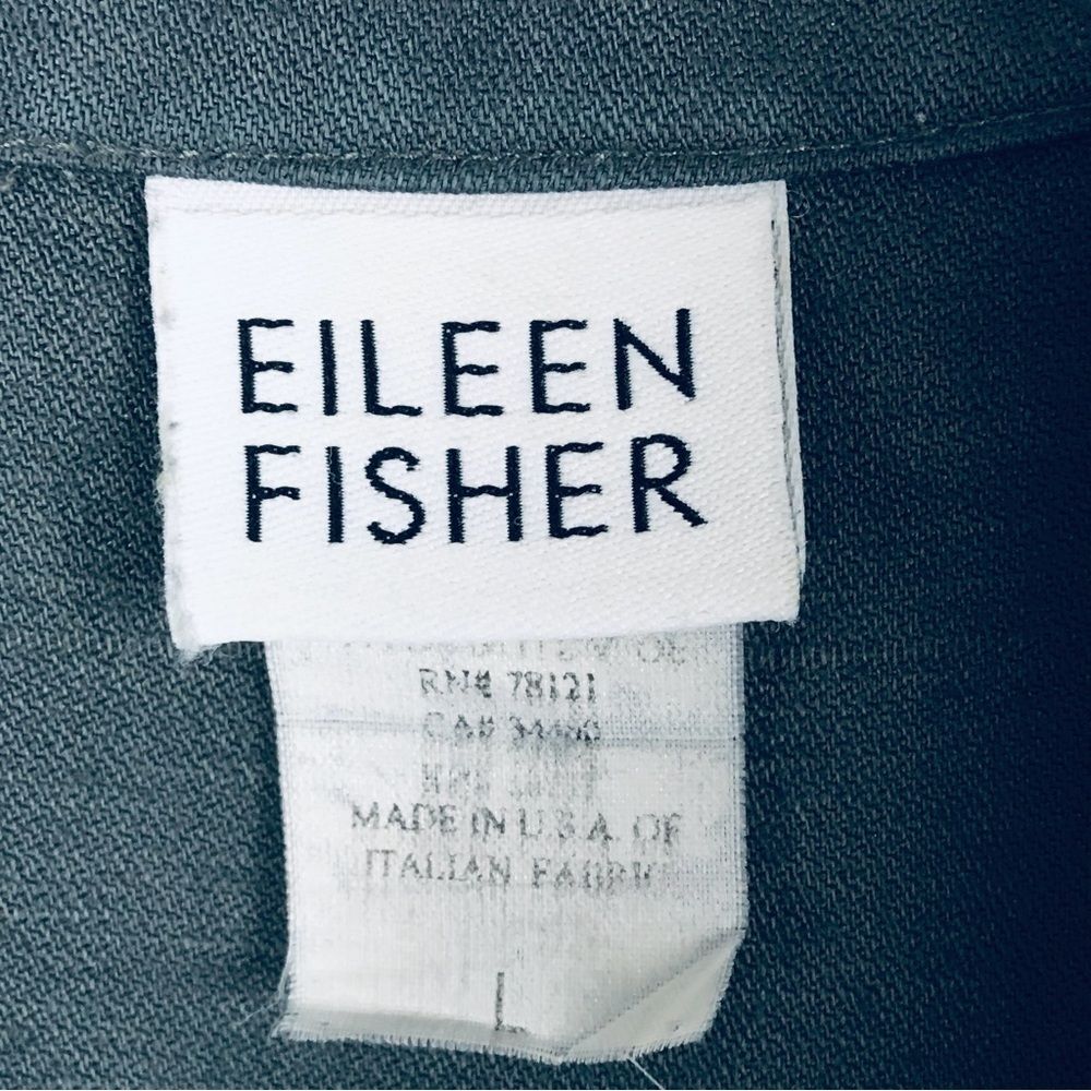 Eileen Fisher Organic Linen Classic Collar Shirt
Easy Fit, Long Length Size L - Picture 11 of 13